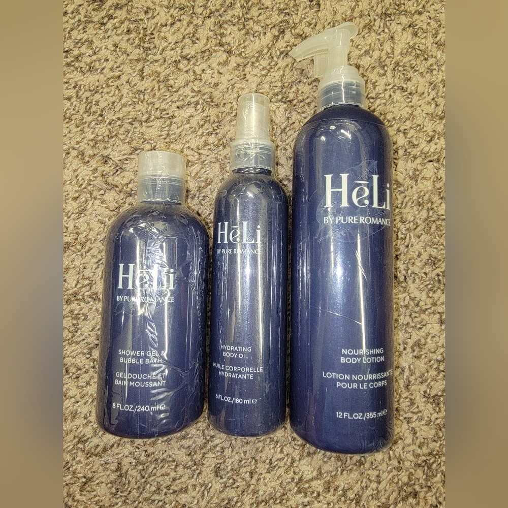 NWT HeLi Skincare by PR Body Care Set
